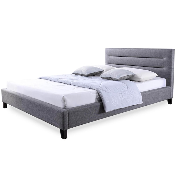 Baxton Studio Hillary Modern and Contemporary Full Size Upholstered Platform Bed 116-6196 - main